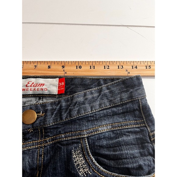 Etam Paris Weekend Jeans Size 38 (France Sizing) US Size 6-Waist 29 Inseam 28.5 - Picture 4 of 8
